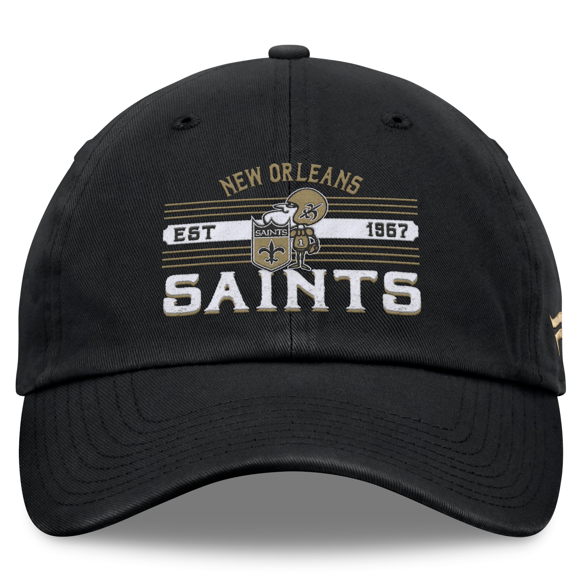 mens fanatics black new orleans saints vintage delay adjustable hat | New Orleans Saints Shop For NFL Gear & Apparel