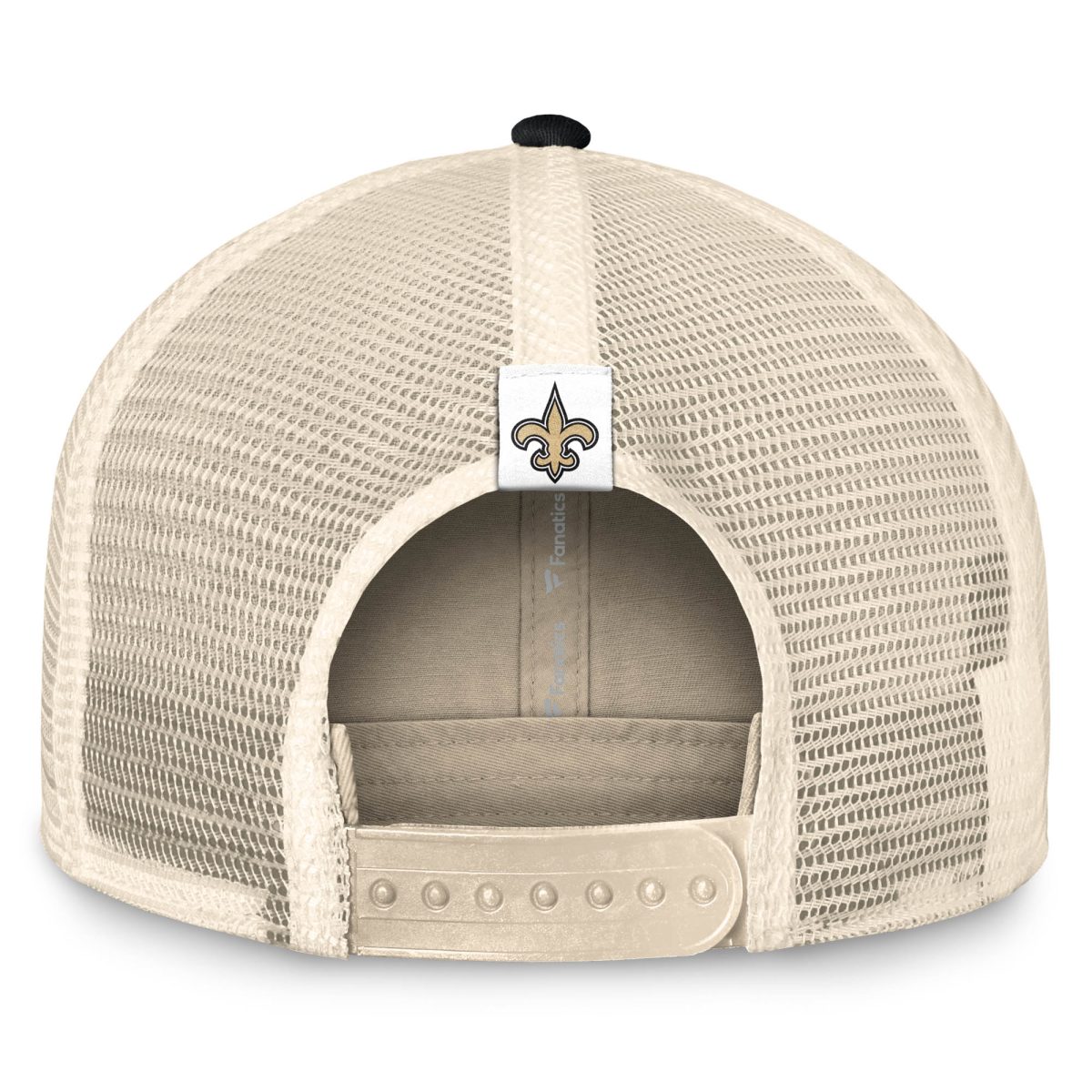 mens fanatics naturalblack new orleans saints diamond stripe trucker adjustable hat | New Orleans Saints Shop For NFL Gear & Apparel