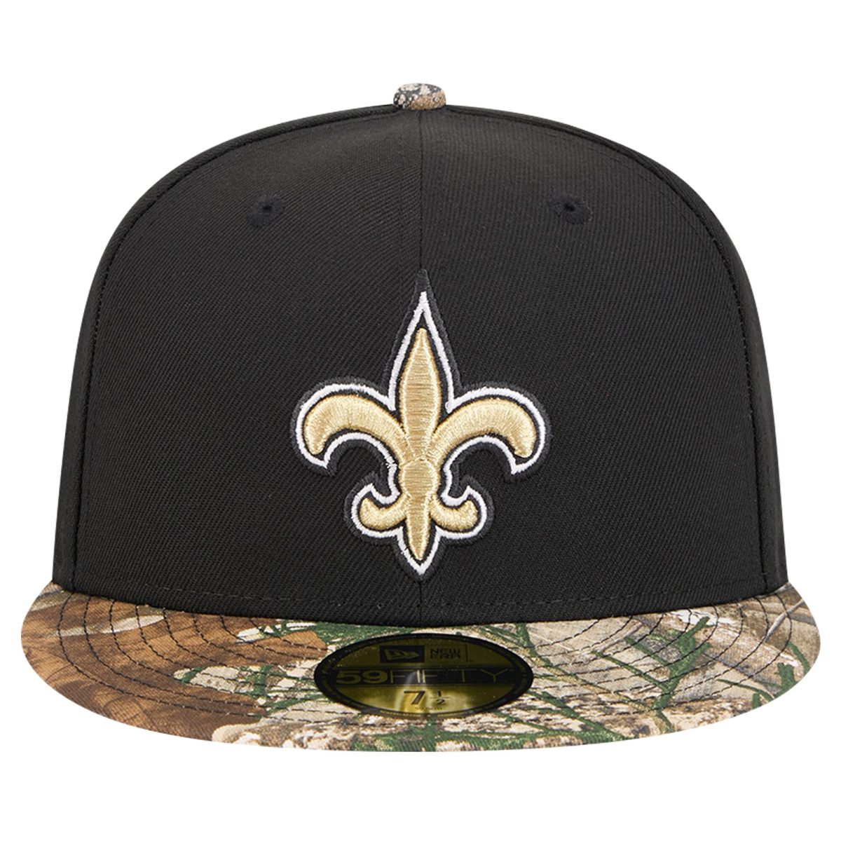 mens new era black new orleans saints active two-tone camo 59fifty fitted hat | New Orleans Saints Shop For NFL Gear & Apparel
