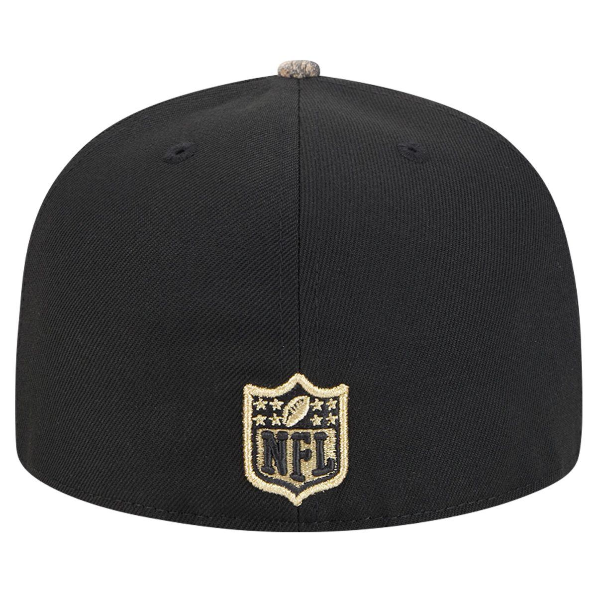 mens new era black new orleans saints active two-tone camo 59fifty fitted hat | New Orleans Saints Shop For NFL Gear & Apparel