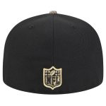 mens new era black new orleans saints active two-tone camo 59fifty fitted hat | New Orleans Saints Shop For NFL Gear & Apparel