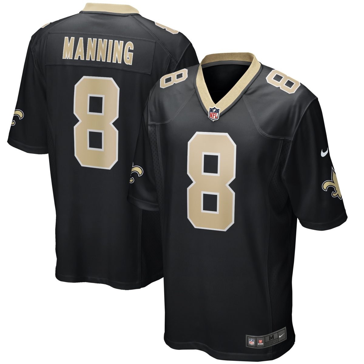 mens nike archie manning black new orleans saints game retired player jersey | New Orleans Saints Shop For NFL Gear & Apparel