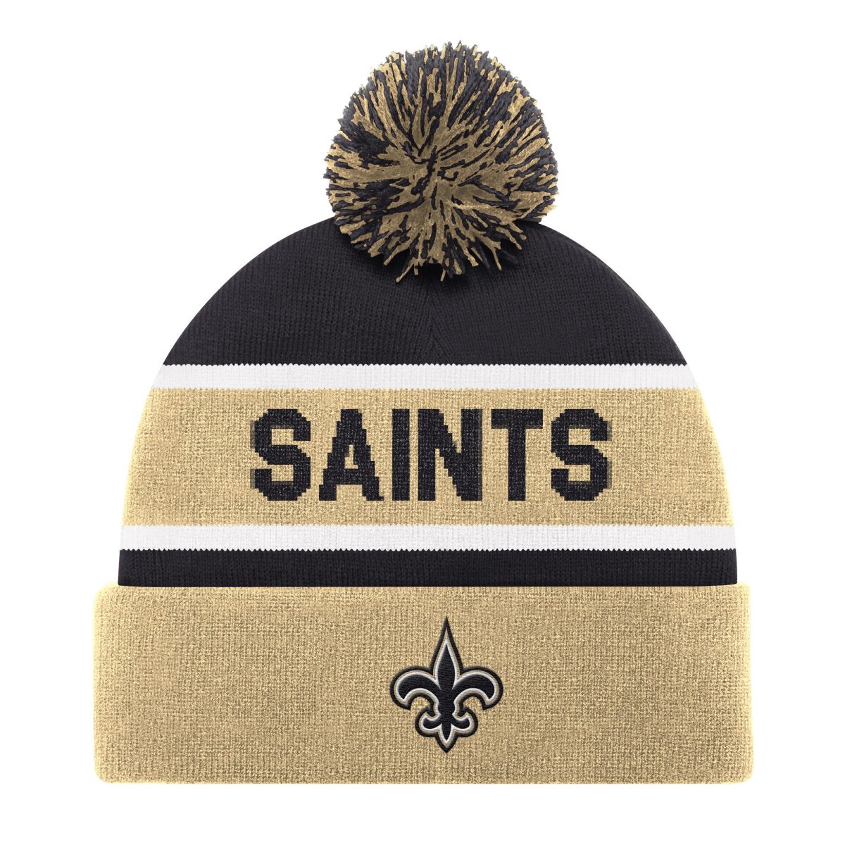 unisex starter gold new orleans saints cuffed knit hat with pom | New Orleans Saints Shop For NFL Gear & Apparel