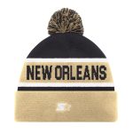 unisex starter gold new orleans saints cuffed knit hat with pom | New Orleans Saints Shop For NFL Gear & Apparel