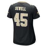 womens nike nephi sewell black new orleans saints game player jersey | New Orleans Saints Shop For NFL Gear & Apparel
